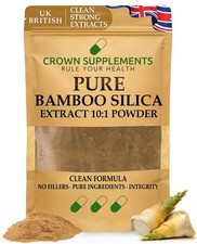 Pure Bamboo Silica Extract Powder | Clean Supplements | Crown Supplements UK