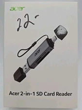 Acer 2-in-1 SD Card Reader USB C Dual Slots USB 3.0 Type C to Micro SD Card Adap