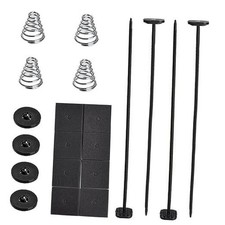 Car Fan Mounting Kit - 20 Pcs Plastic Push Through Radiator Tie Strap 1 Pack