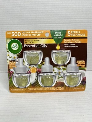 Air Wick Scented Oil Refills Recharges, 5 ct Paradise Retreat