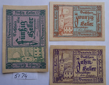 UPPER  AUSTRIA - GEMEINDE  GAMPERN - FULL SET -AU/UNC - JPR 221