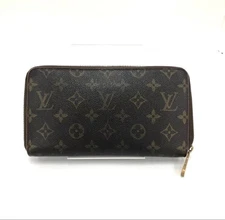 LOUIS VUITTON Monogram Zippy Organizer M62581 Long Wallet Canvas Without Box