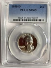 1958-D Washington Quarter 25C PCGS MS65