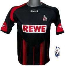 REEBOK 1. FC KÖLN TRIKOT SHIRT AWAY FUSSBALL Gr 140 NEU KINDER Schwarz rot