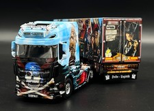 DAF XG+ 4x2 reefer trailer 3 axle Heide Logistik WSI truck models 1:50