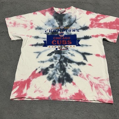 Vintage Shirt Chicago Cubs Central Division Champions 2003 Men's Large Lee Sport