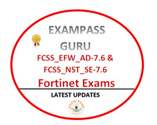 Lot d'examens FCSS_EFW_AD-7.6 & FCSS_NST_SE-7.6 ! 113 & 131 QA ! MISES À JOUR JUIN
