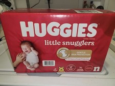 New Disney Huggies Newborn Diapers 76 Pack