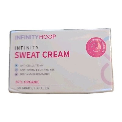 Infinity Hoop Sweat Cream  1.7 oz New Sealed  Sept 2028 Ex Date Anti Cellulite 