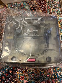 SEGA Saturn HST-0021 Skeleton Clear Console Boxed Good Working
