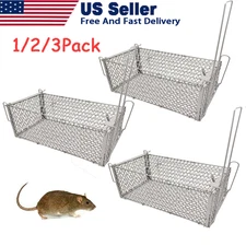 Live Humane Cage Trap for Squirrel Chipmunk Rat Mice Rodent Animal Catcher