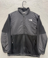 The North Face Denali Fleece Jacket Girls XL Black Full Zip Youth Outdoor