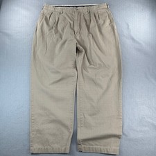 Vintage Polo Ralph Lauren Pants Men Fits 38x29 Andrew Pleated Wide Leg Chinos
