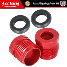 For SeaDoo GTX RXP RXT GTS XP Alloy Steering&Reverse Cable Lock Nut w Seals
