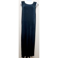 Avenue Forest Green Sleeveless Liquid Knit Maxi Dress 18W Plus Lightweight Flowy