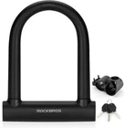 ROCKBROS Bicycle U-lock Steel Carbon Bike Black Lock Anti Theft 3 keys 16cm*17cm