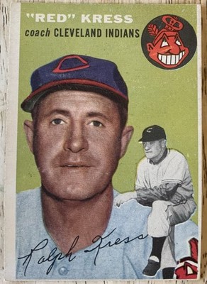 1954 Topps #160 Red Kress.EX (Will Combine Shipping)