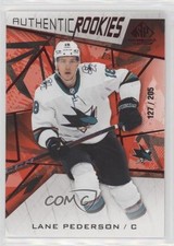 2021-22 SP Game Used Authentic Rookies Red Fragment /205 Lane Pederson #192 12a0