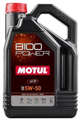 MOTUL 8100 POWER 5W-50 5 Liter Motoröl Vollsynthetisch WSS-M2C913-D Öl Motorenöl