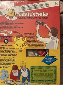 vintage 1989 Funtech Safety's Sake Dalmation Smoke Detector and Fire Alarm