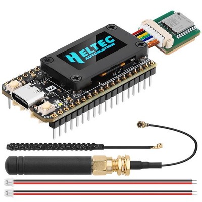ESP32 LoRa V4 Development Board + L76 GNSS Module, Upgraded ESP32-S3 SX1262 L...