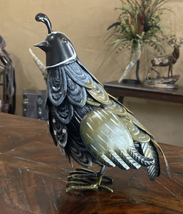 Regal Art & Gift Quail Decor Metal 10in X 10.5in