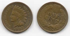 1902 Indian Head penny 1 cent 1c F fine
