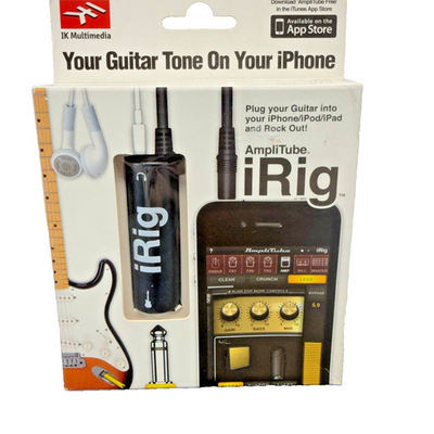 IK Multimedia AmpliTube iRig Guitar Interface for iPhone iPod iPad