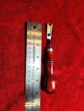 C.S. Osborne Leather French Edge Skiving Tool #130, Size 4, 1/4 inch Made In USA