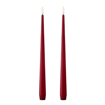 Ester & Erik LED Taper Candle Winter Berry Set 2pce 30cm