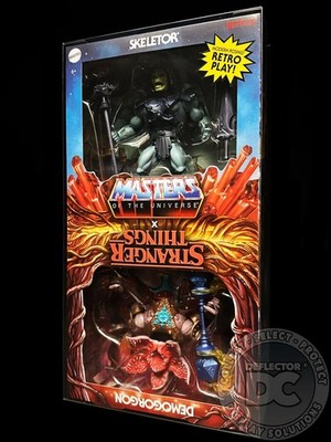 DEFLECTOR DC  Masters of the Universe X Stranger Things Figur VITRINE