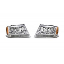 For Jeep Grand-cherokee 1999-2004 Headlight Driver And Passenger Side Pair Capa