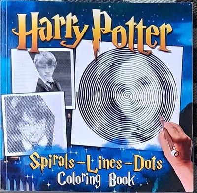 Harry Potter Dots Lines Spirals Coloring Book: Spiroglyphics With Exclusive Imag