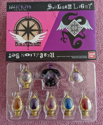 Puella Magi Madoka Magica Rebellion Soul Gem Light Set Bandai Japan Toy Premium