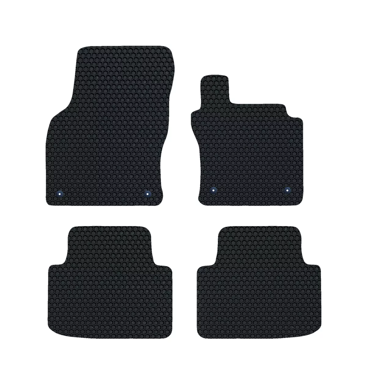 VW Passat B8 2014 present GENUINE DELUXE Tailored Rubber Car Mats Black Set