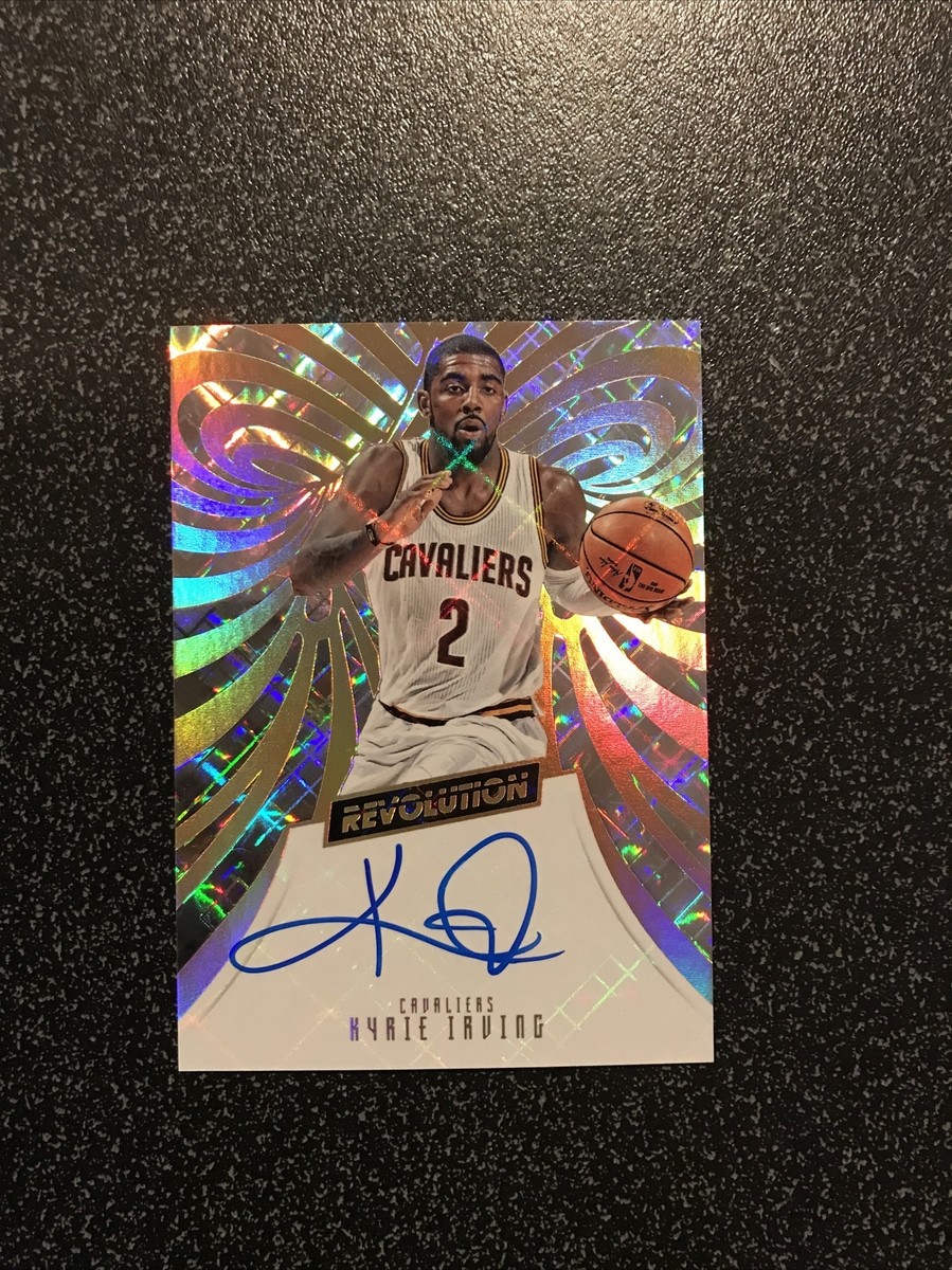 【サイン入り】2015-16 Panini Noir Kyrie Irving Kyrie Irving 2015 Panini Revolution Auto Autograph #3