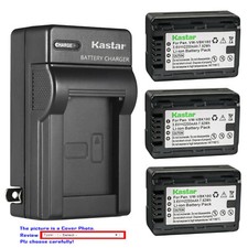 Kastar Battery AC Wall Charger for Panasonic VW-VBK180  HC-V500 HC-V500GK