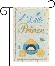 A Little Prince Garden Flag/It's a Boy Yard House Lawn Sign/Baby Colorful