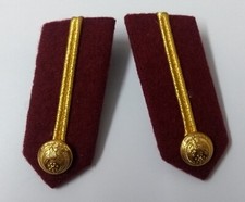Arab Emirates Gorgets Collar Tabs Gold Braid Detail Senior Officers UAE Buttons