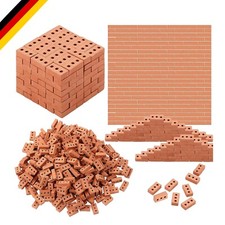 Mini Ziegel Keramikrot 120 Stück für DIY Puppenhaus Diorama Bastelspass