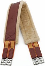 Fleece English Girth  Breathable Horse Girth for English Saddle with Double 44"