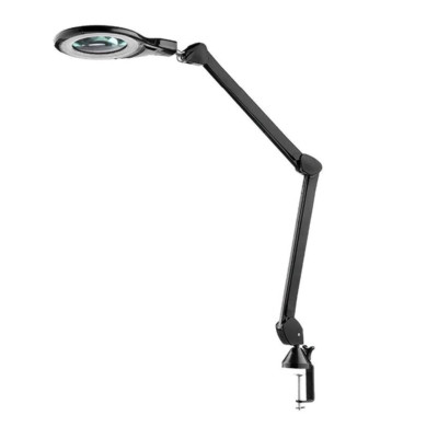 Tensor 20189-003 Natural Daylight LED Magnify Clip Light Matte Black