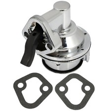 For Chevy 350 Small Block High Volume Mechanical Fuel Pump Chrome Pc2751-7703