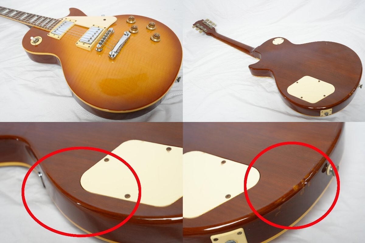 90s? BURNY RLG Super Grade Honey Burst Flame Maple Top Les