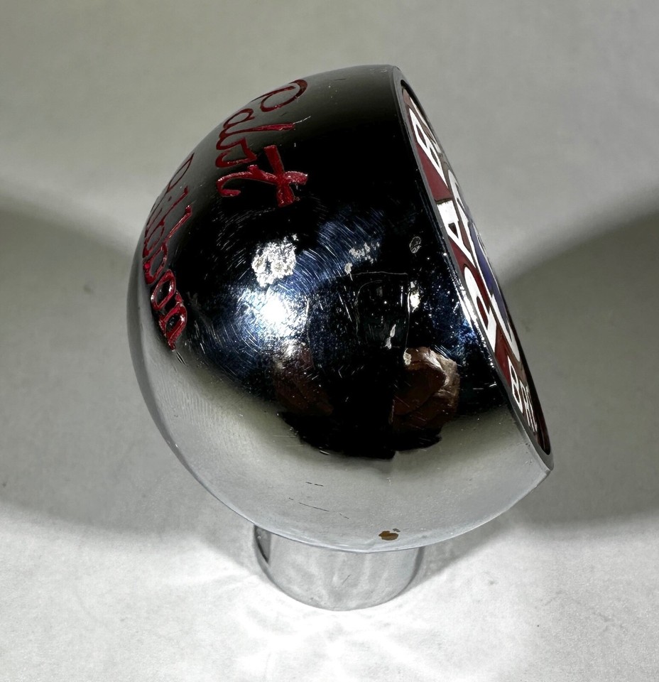 Vintage Pabst Red Beer Ball Knob Tap Handle Metal 1930's Pabst