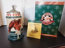 Anheuser Busch 2000 Collectors Club Kit Born To Greatness Stein NIB COA