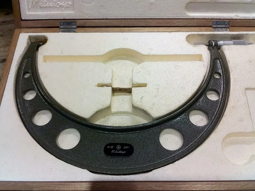 Mitutoyo 11-12" outside micrometer number 103-188A superb condition.