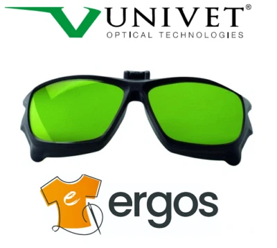 ROSSINI UNIVET Ribaltina Antigraffio per Saldatura Filtri Verdi Shade 5 Resistenza R708