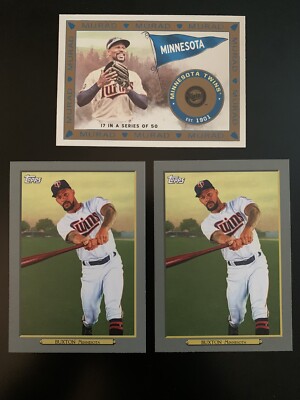 Byron Buxton 2x 2020 Topps Turkey Red #TR44 2021 Topps T51 Murad Reimagined MR17