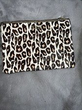 BIBA LEOPARD PRINT PONY HAIR  MAKEUP/EVENING CLUTCH BAG